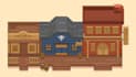 draw pixel art building illustration