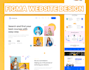 do figma website design, website UI UX design, figma design, website mockup