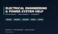 solve your electrical engineering and power system problems