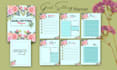 design journal, tracker, monthly, weekly and daily planner