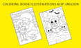 design KDP ready coloring book for kids and adults