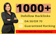make high trust flow dofollow backlinks, high tf cf SEO link building