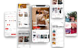 mobile app ui ux in figma or photoshop