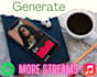 generate organic apple music and spotify streams