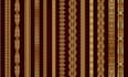 luxury seamless floral clothing border