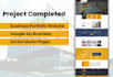 do your business listing on google business with a locatable address on a map
