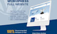 develop professional responsive full website creation