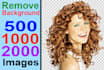 cut out images background remove in photoshop quick delivery