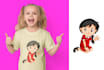 create unique cute kids t shirt designs