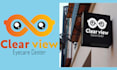 do professional optical, ophthalmology and optician logo