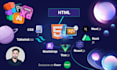 convert psd to html, figma to html CSS using tailwind or bootstrap 5