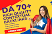 2500 high quality manual dofollow SEO contextual backlinks off page
