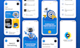 design a modern mobile app UI UX in figma