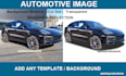car image editing, background removal, reflection shadow