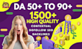 5k highquality contextual SEO dofollow backlinks white hat link building service