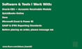 manage your accounts receivable in oracle erp, quickbooks or xero