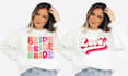 create retro wavy groovy hippie 70s typography striped t shirt design