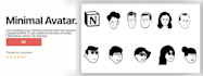 draw custom notion style minimal portraits for your
