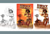 create a great comic book cover or pin up for you