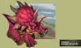 illustrate dinosaur, creature and dragon in digital painting, no ai
