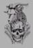 make awesome skull and bone artwork for you