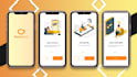 design onboarding screen and splash screen for IOS and android apps