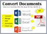 convert PDF to word