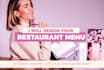 design a restaurant menu card