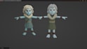 turn your portrait image into a 3d character