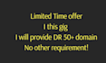 find ahrefs DR 50 plus expired domain