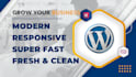 design and build responsive unbounce wordpress website