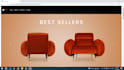 do front end using HTML5 CSS javascript and bootstrap json and jquery