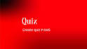 create moodle lms, courses,quiz,plugins