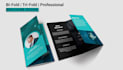 design professional trifold bifold brochure