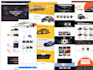 build a responsive car rental website with booking system