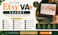 etsy shop manager, virtual assistant, SEO optimization, pod, graphic designer