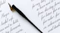 write your love letter in calligraphy