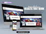 create portfolio website, business website or landing page
