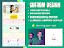 develop fully functioning elearning system catered for you