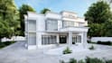 do architectural drawing, exterior design 3d rendering architecture