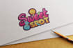 design ice cream, chocolate, sweets, treat, candy logo