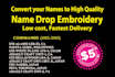 professional custom embroidery digitizer an hours