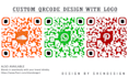 create a professional qr code design with your logo