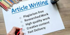 help you in article writing and content writing