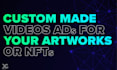 create dynamic nft drop or professional promo video