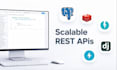 develop rest API and backend with django, fastapi, postgresql and redis