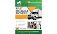 design dispatch, truck, logistic and freight poster flyer