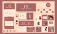 do luxury feminine logo and complete branding kit