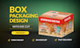 do the amazon packaging box and label design for your product