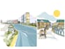 draw digital architectural sketches and illustrations